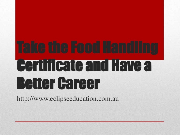 Do I Need A Food Handling Certificate udlvirtual.esad.edu.br