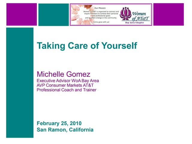 Taking Care Of Yourself