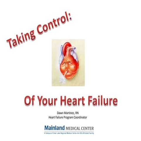 Taking Control of Your Heart Failure (Patient Self-Care Book)