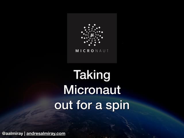 Taking Micronaut out for a spin