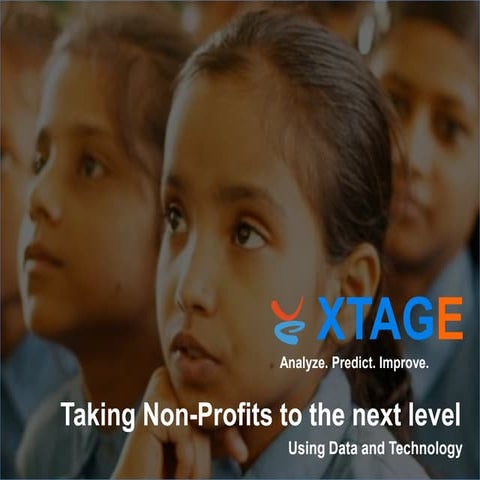 Taking Non Profits and Charities to the Next Level using Data and Technology