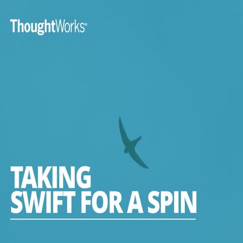 Taking Swift for a spin