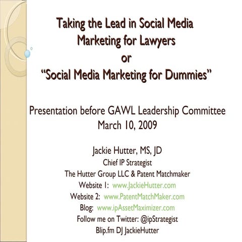 Taking The Lead In Social Media