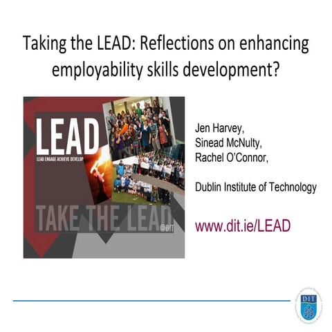 Taking the lead reflections on enhancing employability skills development