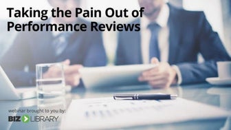 Taking the Pain Out of Performance Reviews