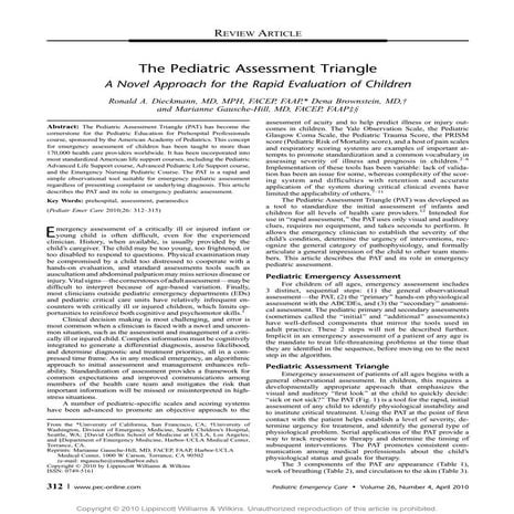 Evaluacion pedaitrica