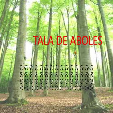 Tala de aboles