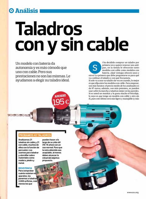 Taladros con-y-sin-cable