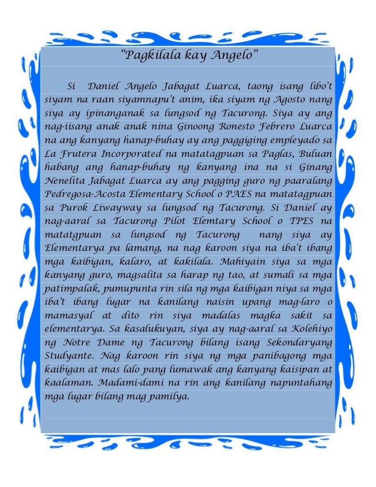 Talambuhay Example Tagalog - vrogue.co