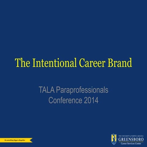 Career Branding Presentation by Patrick Madsen