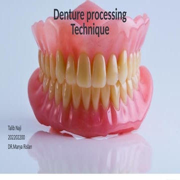 taleb Denture processing removable assignment.pptx