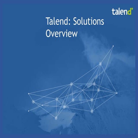 Talend Big Data Capabilities - 2014