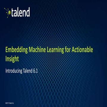 Talend 6.1 - What's New in Talend?