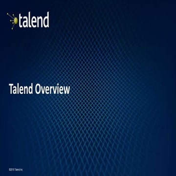 Who is Talend?