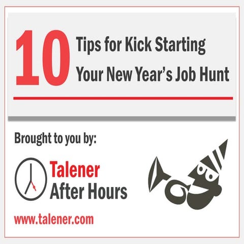 10 Tips for Kick Starting Your 2014 Job Hunt!