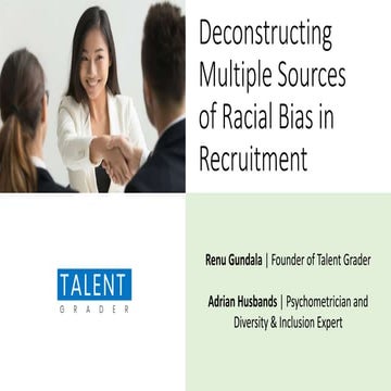 Deconstructing multiple sources of racial bias in recruitment