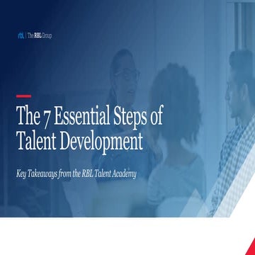 The  7 Essential Steps of Talent Development
