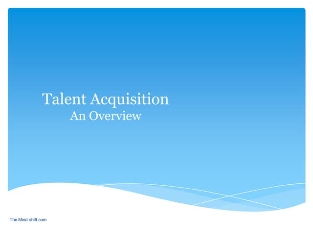 Talent acquisition