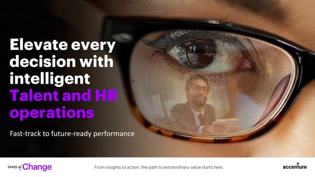 Intelligent Talent & HR Operations | SlideShare | Accenture