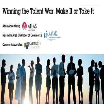 Winning the Talent War: Make It or Take It