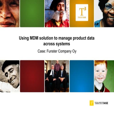 Talent Base Case: Funster - Product MDM case