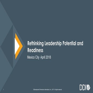 Rethinking Leadership Potential and Readiness