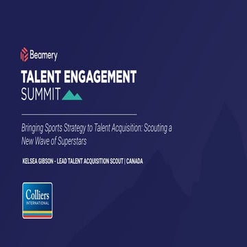 Talent Engagement Summit 2019 - Kelsea Gibson