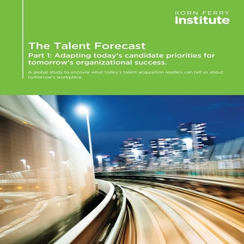 Talent forecast  kon ferry