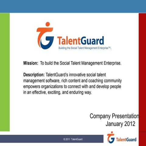 Talent Guard Overview 2012