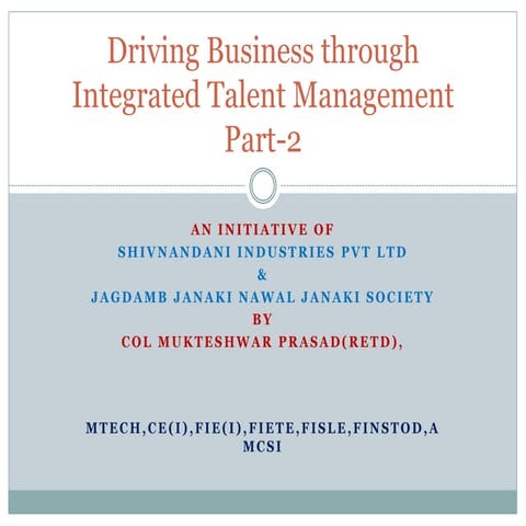 Talent management  2