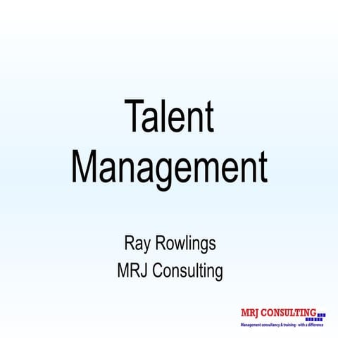 Talent Management Business Briefing