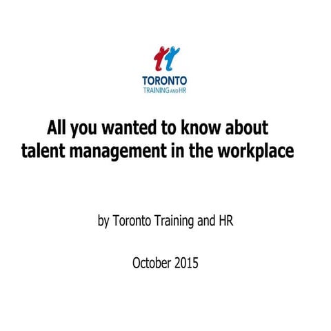 Talent management October 2015