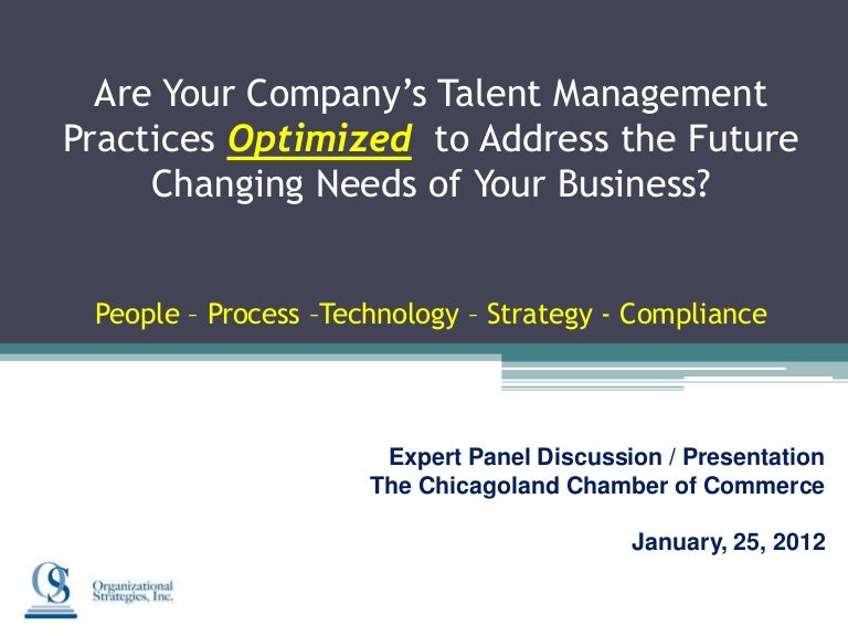 Talent Management Power Point Presentation