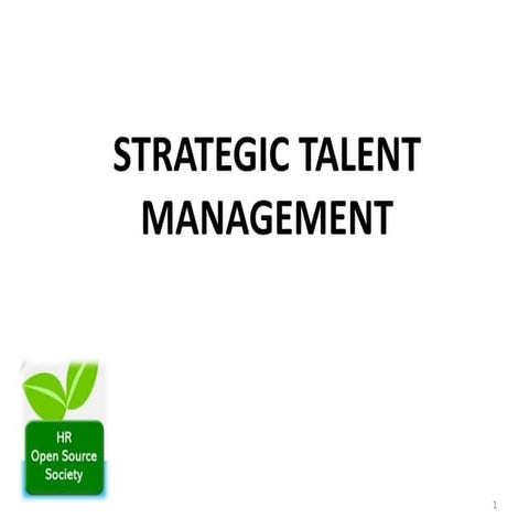 HOS Talent management presentation