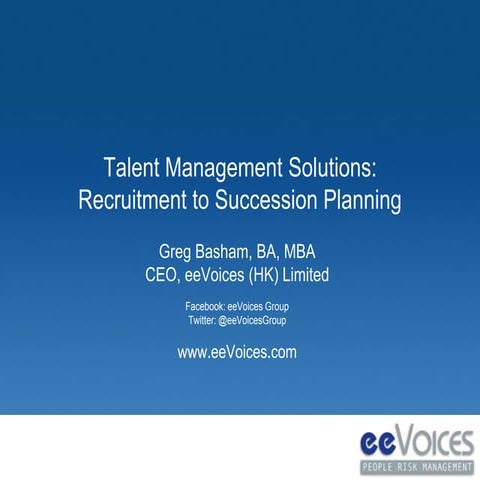Talent Management Solutions