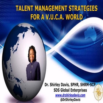 Talent Management Strategies for a Vuca World for NCA HRA
