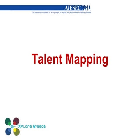 Talent mapping functionals