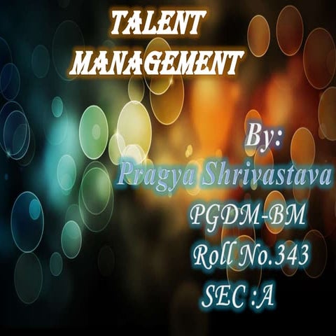 Talent management
