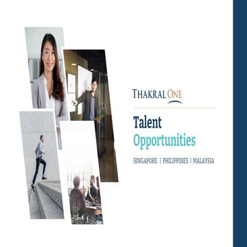 Talent Opportunities - September 2021