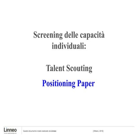 Talent Scouting & Management