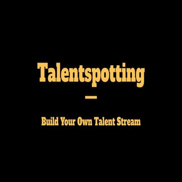 Talentspotting - Applicant tracking system 