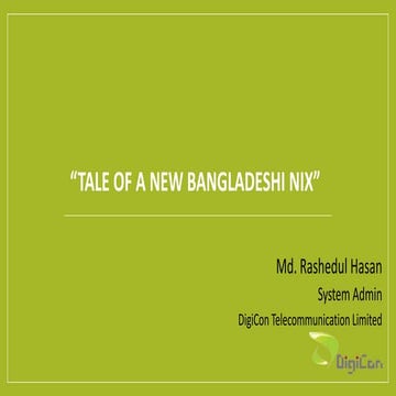 Tale of a New Bangladeshi NIX