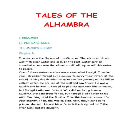Tales of the alhambra  celia garcía