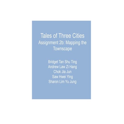 Tales of three cities