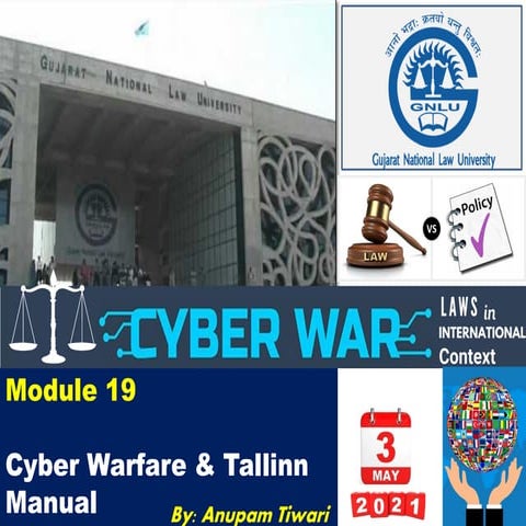 TALLINN MANUAL & GLOBAL CYBER WARFARE POLICIES