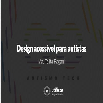 Design acessível para autistas