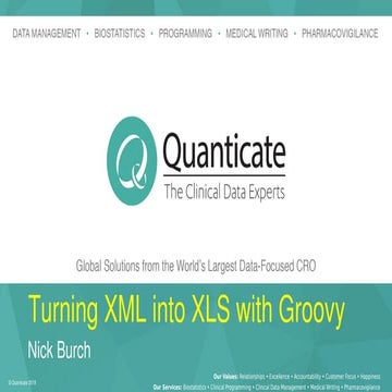 Turning XML to XLS on the JVM, without loosing your Sanity, with Groovy
