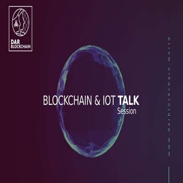 BlockChain and iot talk