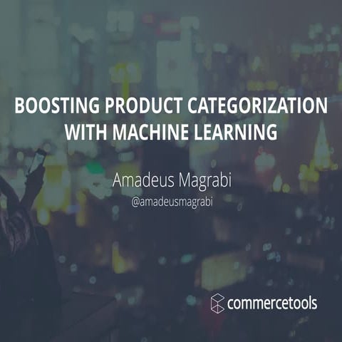 Boosting Product Categorization with Machine Learning 