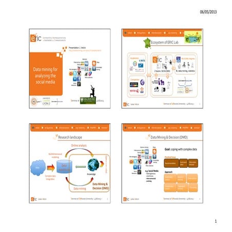 Data mining for social media | PPTX